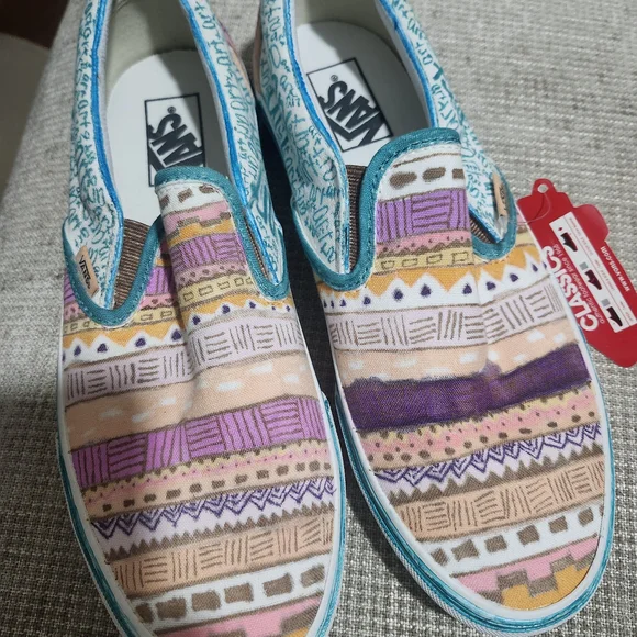 Vans Multicolor Slip-On Sneakers - Picture 1 of 3